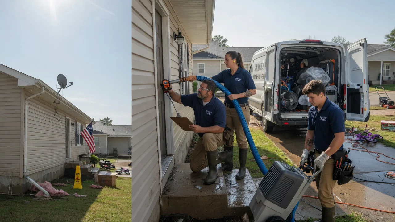 Ceiling Water Damage Restoration in Francisco, IN near me